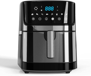 Anbolife <span class=keywords><strong>Petit</strong></span> appareil de cuisine 17 préréglages à écran tactile 6,5 litres Friteuse à air grande avec écran LED Friteuses à air électriques sans huile - Product Image 3