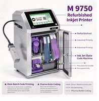 Imprimante jet d'encre M9750 NewCIJ, machine de codage de date industrielle pour le marquage des flacons pharmaceutiques