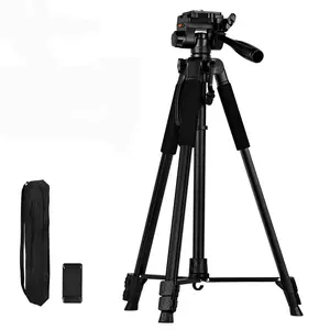 Penyangga Tripod 170 cm 180 cm, Tripod profesional untuk ponsel, dudukan Tripod ponsel swafoto untuk streaming langsung