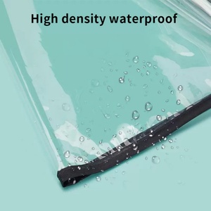 Fashionable Custom Modern Design 30 Inches Straight PVC Lightweight Windproof Transparent <b>Umbrellas</b> for Business Gifts and Rain - Product Image 5