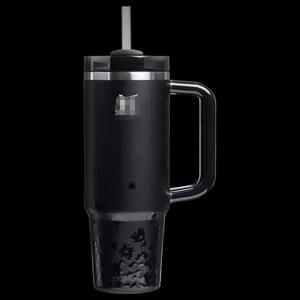 STAN*New 40oz Modern Stainless Steel Vacuum Insulated Travel <strong>Mug</strong> Straw Hot Drinks 6-12hr Outdoor Portable Business Gift Car Cup - Product Image 4