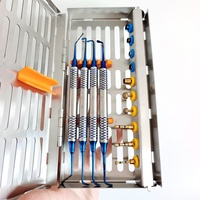 Kit d'outils de lifting externe du sinus maxillaire dentaire, avec embout émeri et outil de fixation, et fraise pour implant dentaire