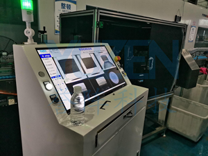 Độ nét cao quang ai máy ảnh kiểm tra máy Điều kiện Mới 220V cho kiểm soát chất lượng chai nhựa lõi động cơ PLC - Product Image 2