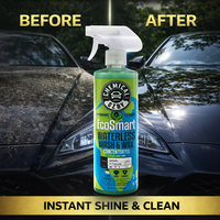 Cire de lavage sans eau EcoSmart (473 ml) - Nettoyant liquide pour voitures neuves et anciennes, sans eau, sûr pour toutes les surfaces de peinture, ajoute de la brillance, protection UV