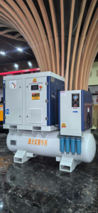 Kalors compressori d'aria industriali 10HP 7.5KW 15kw 22 compressori rotativi a vite con essiccatore per taglio Laser - Product Image 4