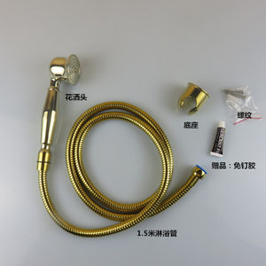 Robinet <span class=keywords><strong>de</strong></span> salle <span class=keywords><strong>de</strong></span> bains en laiton massif chromé avec finition cascade, pulvérisateur <span class=keywords><strong>de</strong></span> douche à main à économie d'eau pour baignoire - Product Image 2