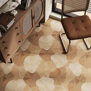 Carrelage en bois à grain <span class=keywords><strong>de</strong></span> bois en forme <span class=keywords><strong>de</strong></span> feuille <span class=keywords><strong>de</strong></span> lotus géométrique 600x1200, carrelage <span class=keywords><strong>de</strong></span> sol en <span class=keywords><strong>parquet</strong></span> à grain <span class=keywords><strong>de</strong></span> bois - Product Image 4