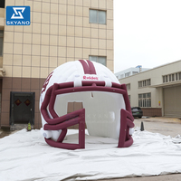 Arco Inflable Gigante Personalizado con Forma de Casco de Fútbol Americano para Eventos Deportivos al Aire Libre, Publicidad, Decoración de Paisajes