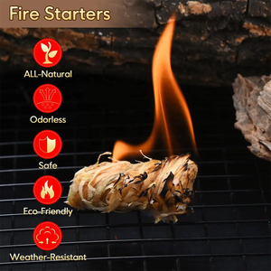 IRONDONKEY 30 adet yangın Starters kutusu açık Firemaking kömür sobası çakmak ateşleyici doğal çevre yemlemeye aracı - Product Image 5