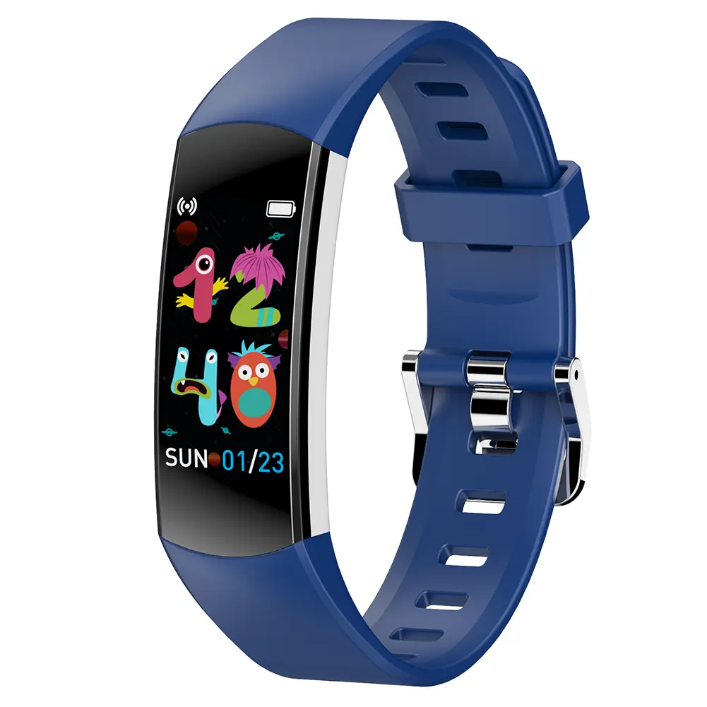Popüler su geçirmez 0.96 inç mini dokunmatik ekran akıllı saatler çok fonksiyonlu smartwatch mavi diş bt çocuklar akıllı saat