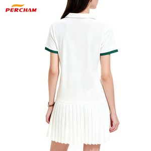 Femmes esthétique col polo haut court décontracté Fitness course Tennis <span class=keywords><strong>Badminton</strong></span> vêtements de sport vêtements de golf - Product Image 2