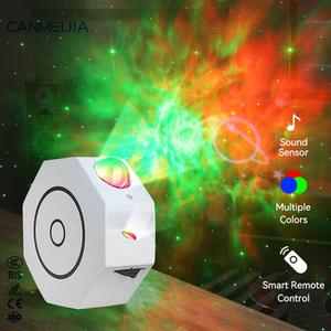 Smart Star <b>Projector</b> Laser Starry Night Light <b>LED</b> Colorful Modern Dimmable Remote/Voice Control ABS Material for Babies Kids - Product Image 5