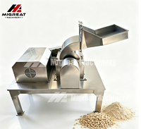 Broyeur industriel de sel, moulin à marteaux pour sucre brut, gomme arabique, céréales et riz