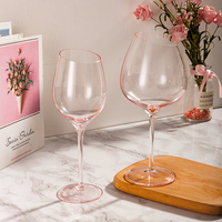 Verre à vin rouge flamant rose créatif, gobelet biseauté en cristal, coupe à champagne pour mariage