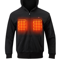 Sweat-shirt chauffant Dr.Warm pour hommes, vêtements chauffants électriques, veste chauffante électrique, vêtements thermiques rechargeables pour l'hiver