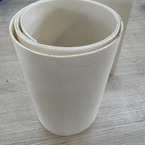 สายพานลำเลียงขนมปังบิสกิต PVC สีขาว รูปทรงเพชร สำหรับเครื่องทำแปรงและสายการผลิตขนม - Product Image 4