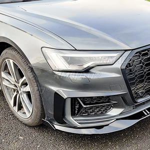 Pour Audi A6 C8 S6 2019-2022, pare-chocs avant sport S-Line, cadre de phare antibrouillard, grille de protection de phare antibrouillard, accessoire de voiture - Product Image 6