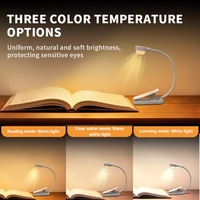 Lampe de bureau LED à intensité variable OEM avec abat-jour blanc, chargement USB Type-C, design moderne pour salle de lecture et bureau