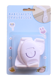 Blocco di Sicurezza Anti-Pizzicamento per <span class=keywords><strong>Bambini</strong></span>, <span class=keywords><strong>Protezione</strong></span> per Porte di Armadi e Frigoriferi, Chiusura di Sicurezza in Plastica per <span class=keywords><strong>Bambini</strong></span> - Product Image 3