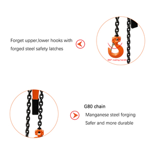 Palans à levier 0,75 tonne 750 kg en acier, manuels, portables, certifiés CE, pour la construction, le levage de charpentes, usage industriel professionnel - Product Image 4