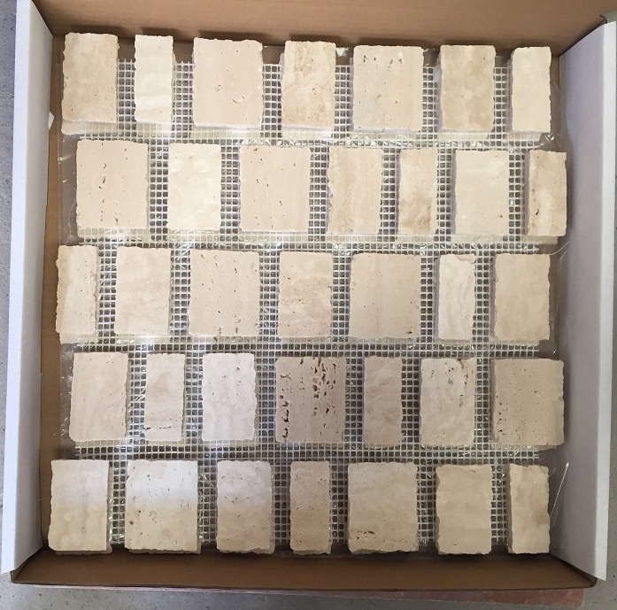 Natural White Beige Travertine Stone Scarpa
