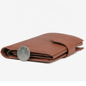 Custom Front Pocket <b>Trifold</b> <b>Wallet</b> Genuine Leather <b>Wallet</b> RFID Blocking Credit Card Holder for Men - Product Image 5