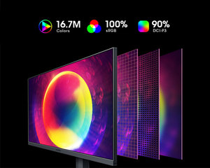 Koorui 27 Inch Chơi Game Màn Hình 240Hz 1MS FHD 1080P Màn Hình 90% DCI-P3 100% SRGB Thích Ứng Đồng Bộ Tương Thích VESA 75*75Mm Màu Đen - Product Image 3