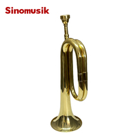 Sinomusik Brand Yellow Brass Bugle Musical Instruments for Sale