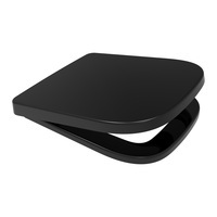 SUNTEN SU057 Siège de toilette carré enveloppant UF anti-rayures, haute résistance, fermeture douce, couvercle à dégagement rapide