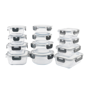 5,10 gói thủy tinh thực phẩm lưu trữ container, thủy tinh bữa ăn Prep container với nắp bị rò rỉ bằng chứng, lò vi sóng & Tủ đông an toàn - Product Image 4