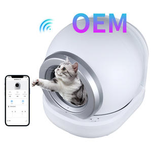 Caja de arena para gatos autolimpiante, caja de arena para gatos automática grande con control de aplicación Wi-Fi caja de arena inteligente para gatos - Product Image 1