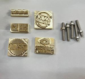 Sunmax bánh mì ctomus văn bản logo máy cầm tay Hàn Logo stamper dừa da nóng Lá Nhiệt niêm phong tem bánh mì - Product Image 2