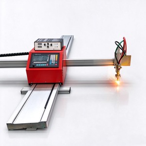 Découpeuse plasma CNC portable 110V/220V à double usage (plasma et flamme) pour tuyaux et tôles en acier inoxydable - Product Image 1