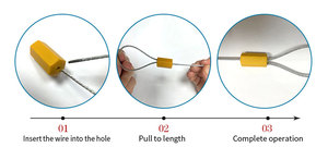 Precintos <span class=keywords><strong>de</strong></span> Seguridad <span class=keywords><strong>de</strong></span> Acero para Contenedores, Precintos Mecánicos Desechables Antimanipulación con Número <span class=keywords><strong>de</strong></span> Serie y Logotipo <span class=keywords><strong>de</strong></span> la Empresa - Product Image 6