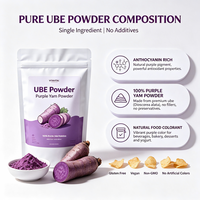 OEM Instant UBE Powder Water Soluble Purple Yam Powder With Natural Anthocyanin for Beverage & Bakery Applications