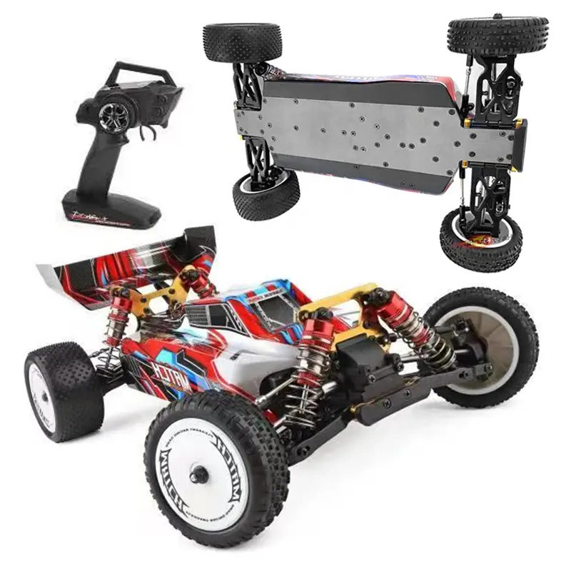 104001 New Model Toys 4X4 4WD Electric Buggy Sandy Rock Crawler Waterproof ESC Metal Alloy Remote Control Cars R C 1 10 RC Car