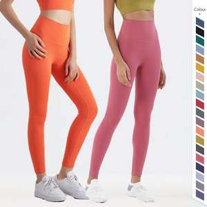 Leggings de yoga et de fitness pour femmes, sans coutures, sans effet camel toe, double face brossée, sensation seconde peau, taille haute, effet push-up fessier - Product Image 2