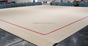 Tapis de <span class=keywords><strong>Gymnastique</strong></span> Rythmique Standard FIG Compétition Taille Personnalisée Disponible à l'Exportation Marque HANGJIA Fibre de Nylon École Club - Product Image 6
