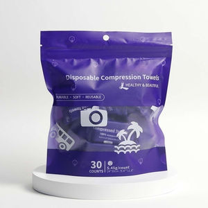 Magic Towel <b>Compressed</b> Expandable Wipes Portable Candy Package Individual Packing for Bath - Product Image 1