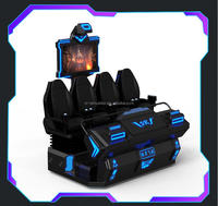 Offre Spéciale 4 Joueurs 9d Vr Machine De Jeu Réalité Virtuelle Vr Films Simulateur Vr Cinéma pour Intérieur 9dvr Parc À Thème