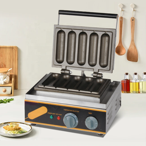 Machine de fabrication de collations Offre Spéciale populaire gaufrier électrique à hot-dog gaufrier industriel pour chien de maïs Hotdog - Product Image 5