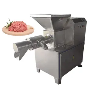 High Performance Meat And Bone Grinder / Frozen Rabbit Meat Deboning Machine / Chicken Bone And Meat Separating Machine