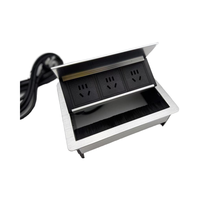 Prise de courant encastrable pour table, hub PD20W USB C, station de charge rapide, 2 prises AC, ports de charge USB pour bureau, salle de conférence