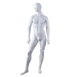 Vita di modo di formato dummy realistico muscolare uomini mannequin per la visualizzazione vestiti