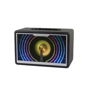 SD-1 50W stéréo danse <span class=keywords><strong>Micro</strong></span> 6.5 pouces USB numérique sans fil bois Portable Smart cercle LED lumière colorée haut-parleur Audio - Product Image 1