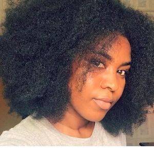Extensión de cabello rizado Afro para mujer negra, Clip virgen tipo hm para cabello natural brasileño, 4C, venta al por mayor - Product Image 5