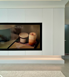 Système mural TV minimaliste moderne, armoire de rangement murale complète sur mesure pour salon, solution pour toute la maison - Product Image 1