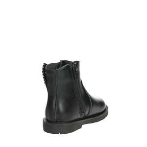 Gaelle Junior Girls' Low Ankle Boots <b>Black</b> Rhinestone <b>Bow</b> Detail - Product Image 3
