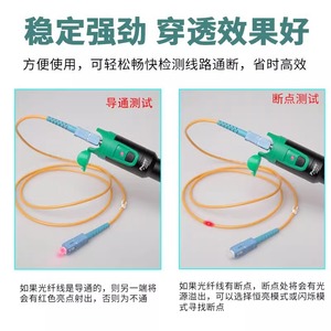Testeur de puissance optique Protech, stylo à lumière rouge MT-7510E-C, outil de test de fibre optique haute précision - Product Image 5