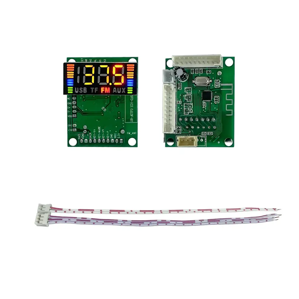 Prix de gros Mini lecteur Mp3 Circuit Module avec USB TF FM Aux LED Affichage couleur pour Mp3 Haut-parleur Accessoires Pièces